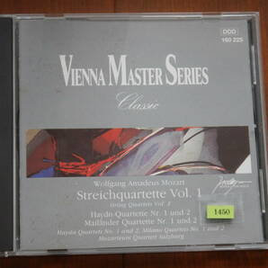 1450◆VIENNA MASTER SERIES Wolfgang Amadeus Mozart Streichquartette Vol.1 輸入盤 モーツァルトの画像1