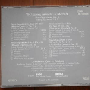 1450◆VIENNA MASTER SERIES Wolfgang Amadeus Mozart Streichquartette Vol.1 輸入盤 モーツァルトの画像3