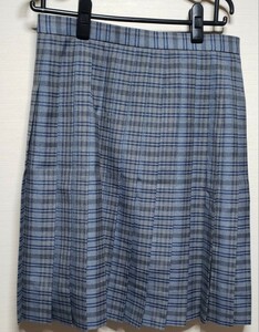 女子制服　高校　冬用　プリーツスカート　大きいサイズ　W75㎝