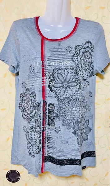 【最終、お値下げ! 】KEY LUCK レディース トップス Tシャツ 半袖