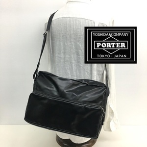 KZ4376★PORTER : REAL ショルダーバッグ★黒 ポーター リアル