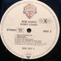 Bob James / Ivory Coast LP Warner Bros. Records_画像5