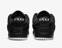 新品★27.5cm★Gnarhunters Nike SB Dunk Low Pro QS ナーハンターズ GNAR ナイキ ダンク ロー プロ クイックストライク 黒 ブラック black_画像2