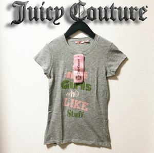 * new goods regular goods * Juicy Couture JUICY COUTURE T-shirt GREY