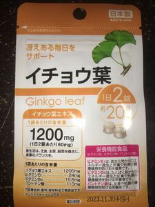 イチョウ葉　日本製タブレットサプリメント