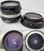 Nikon F ニコン FTN フォトミック ボディ レンズ3本セット NIKKOR-H AUTO 28mm F3.5 50mm F2 NIKKOR-Q 135mm F3.5 カメラ 付属あり_画像6