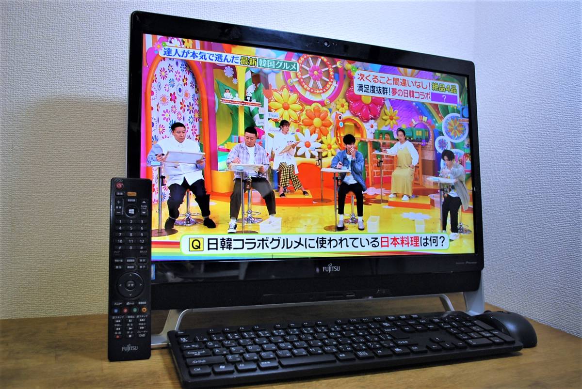 販促激安 富士通 デスクトップ チューナー 22インチ パソコン モニター