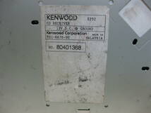 K-1060　KENWOOD　E232　MP3　1Dサイズ　CDデッキ　故障品_画像9