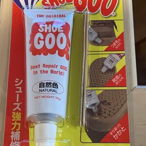 靴 修理 シューグー ソール かかと 補修 ゴム製品 SHOEGOO 100g 自然色 ナチュラル