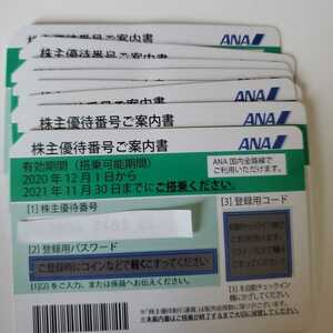 ANA優待券 有効期限2022年 5月末迄 8枚セット　1枚1,000円