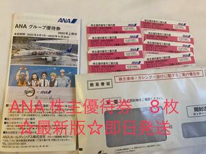 【最新】ANA 全日空 株主優待券8枚セット　有効期限2023年5月31日