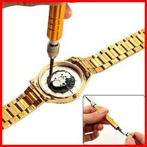 新品♭Smilerain 腕時計 修理ツール 腕時計工具 腕時計修理工具 ベルト交換 バンドサイズ調整 時計修理ツール バネ外し 裏蓋開け_画像5