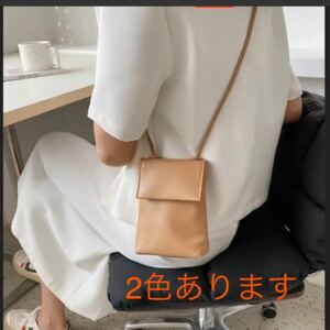ポシェット サコッシュ ミニショルダー フェイクレザー シンプル