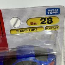 TAKARA TOMMY (タカラトミー) - トミカ ミニカー 自動車 車 No.28 SUBARU スバル BRZ 湾岸ブルー モデル (新品・未開封品)_画像7