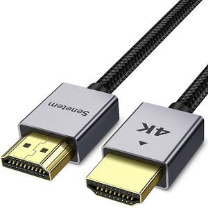 HDMI ケーブル 2m スリム端子 HDMI2.0規格 ハイスピード 18Gbps 4K@60Hz/2K@144Hz/2K@16