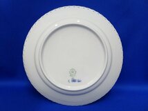 A01629★【未使用 保管品】ROYAL COPENHAGEN ロイヤルコペンハーゲン ブルーフルーテッド フルレース 19cm プレート ④ / 皿 洋食器_画像2