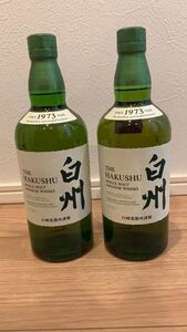 サントリー白州 シングルモルトウイスキー 700ml 2本セット