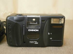 【中古】CHINON/チノン　AUTO　GL　コンパクトフィルムカメラ　ソフトケース付　