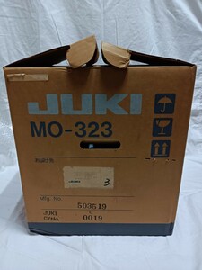 【今週のスペシャル特価】JUKI MO323 ロックミシン、付属品多数、元箱付き、比較的キレイ、良品中古、7月10日迄