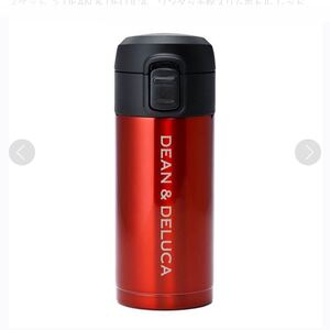 DEAN & DELUCA ワンタッチ栓スリムボトル レッド