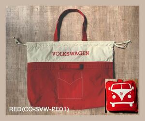 VWpoketabru* eko-bag / red wagen bus [core OBJ] new goods /CO-KVW-3953R/
