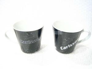  "Carlson" /Carlsson Logo * mug /2 piece set new goods / "Carlson" * Japan regular goods / last. 1 set /