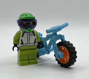 即決 新品 未使用　レゴ LEGO ミニフィグ　タウン 　ＢＭＸライダー　マウンテンバイク　ミニフィギュア 　シティ