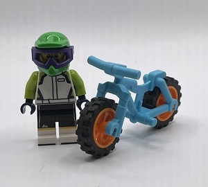即決 新品 未使用　レゴ LEGO ミニフィグ　タウン 　ＢＭＸライダー　マウンテンバイク　ミニフィギュア 　シティ　