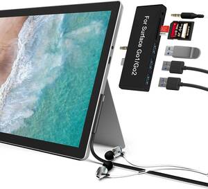  6-in-1Microsoft Surface Go/Surface Go 2 専用 USB 3.0 ハブ 