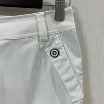 Munsingwear マンジングウェア レディース ロング パンツ ホワイト 白 サイズ 7 S 相当 機能素材 ストレッチ ゴルフ golf スポーツ_画像4