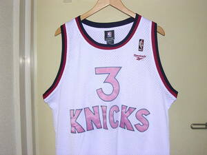 00s Reebok NBA New York Knicks #3 MARBURY ユニフォーム L vintage old ニックス ジャージ