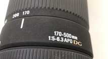 M15F0828/シグマ Sigma APO 170-500mm F5-6.3 DG ニコン　Nikon　現状品_画像7