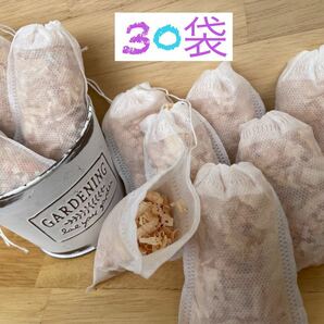 鹿児島産ヒノキ　おがくず　香り袋　30袋