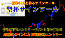 【聖杯】 サインツール バイナリーオプション 勝率80% ハイローオーストラリア シグナルツール インジケーター MT4 必勝法 自動売買_画像1