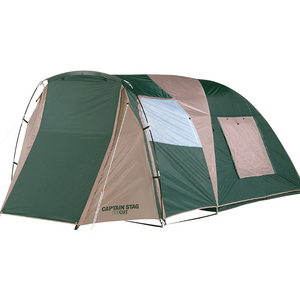 テント 大型 3～4人用 2ルーム ドーム型 収納バッグ付き アウトドア レジャー用品 UVカット ファミリー キャンプ PRJ-1133