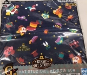 【中古】一番くじ 星のカービィ KIRBY HAT STUDIO G賞 HAT STUDIOおしゃれタオル ハンドタオルD w22【中古未開封玩具】