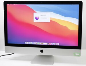 【JUNK】Apple iMac 27インチ Retina 5K Late 2015 Core i7-6700K 4GHz 32GB 128GB+3TB FusionDrive Radeon M390 5120x2880 macOS Monterey