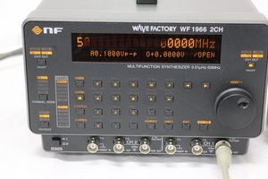 【正常動作品】NF WF1966 50MHz 2ch マルチファンクションシンセサイザ