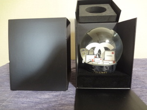 1円スタート!! 新品 CHANEL シャネル 2019 ココマーク スノードーム スノーグローブ 海外限定 VIP ノベルティ 非売品 箱付 未使用