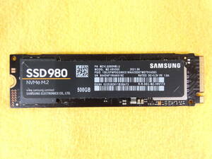 Samsung サムスン SSD 980 NVMe M.2 500GB MZ-V8V500 ＠送料180円