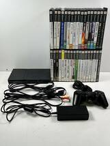 ♪【中古】PlayStation 2 本体 SCPH-70000 ソフト 35本 まとめ プレイステーション2 PS2 スターウォーズ マトリックス トルネコ @100_画像1