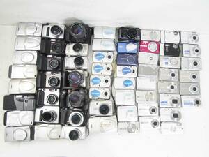 〔J650〕 ジャンク コンパクト デジタル カメラ OLYMPUS オリンパス（C-4040/E-100RS/SP-550uz/μ790SW など）まとめ売り 60台 同梱不可
