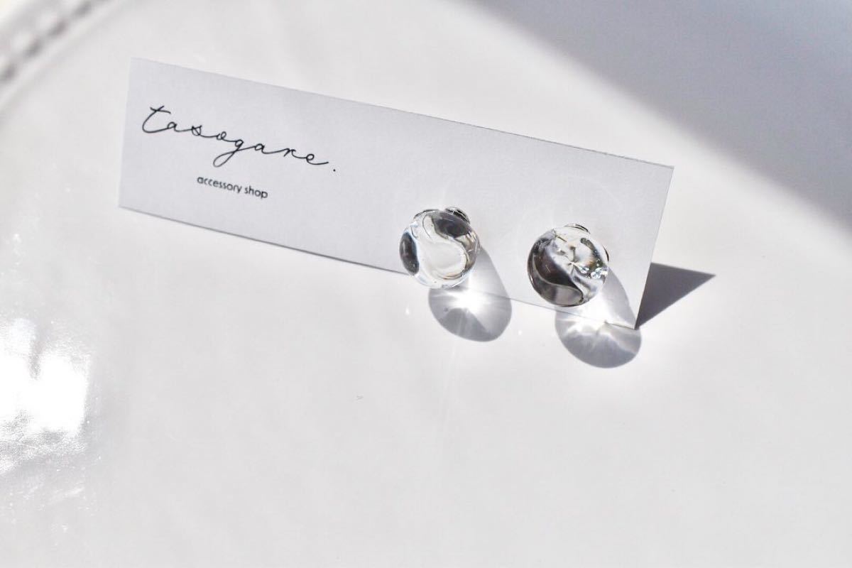 新品未使用 LALIQUE アレトゥーズ ピアス クリア シルバー