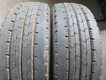 K394 バリ溝 送料無料【205/65R16 109/107】ダンロップ SPLT50 夏タイヤ 6本 2020年製 約8.5分山_画像2