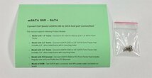 玄人志向 セレクトシリーズ mSATA SSD SATA変換アダプター KRHK-MSATA/S7_画像2