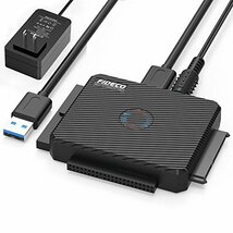 FIDECO SATA/IDE 変換アダプタ 変換ケーブル ハードディスク USB3.0 HDD/SSD対応 コンバータ 5Gbps高速伝送 最大12TB_画像1