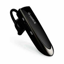 Glazata Bluetooth 日本語音声ヘッドセット V4.1 片耳 バッテリー、長持ちイヤホン、30時間通話可能，CSRチップ搭載 、マイク内蔵_画像1