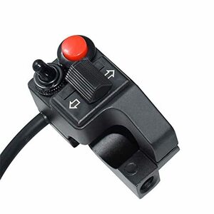 12V 22ｍｍハンドルバーオートバイ用 スイッチ ウィンカー クラクション ヘッドライト 押しボタンスイッチ