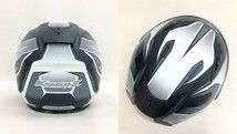 OGK KABUTO KAMUI 2 STINGER ヘルメット 除菌消臭 外装美品 XLサイズ 61-62cm ブラック ホワイト オージーケーカブト バイク N16719H_画像7