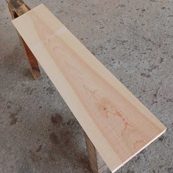 B-849【81.3×17.8×3.4cm】国産ひのき 板 まな板 棚板 看板 一枚板 桧 檜 DIY